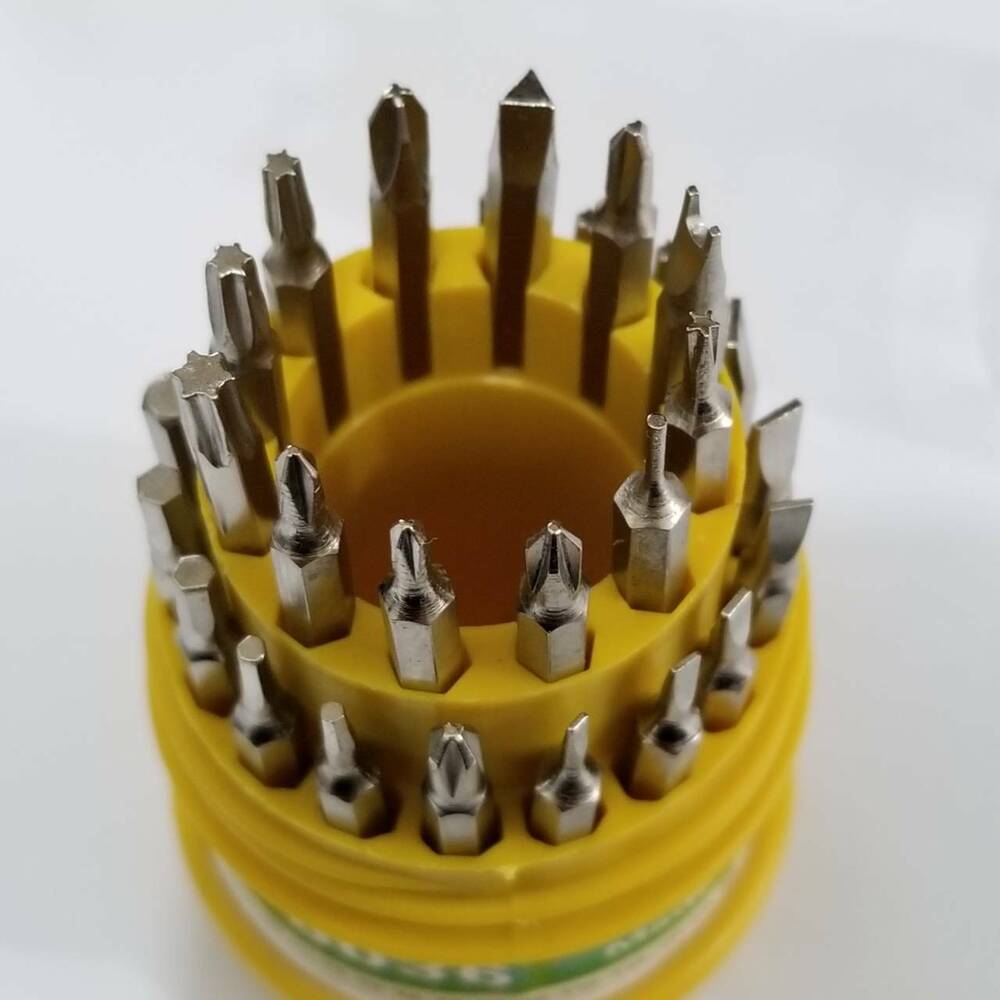 Versatile 30-in-1 screwdriver set for precise watch repair and adjustment tasks