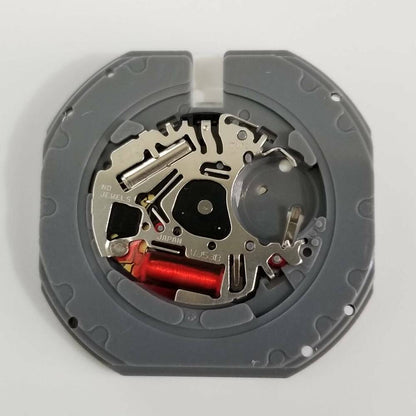 Hattori Epson TMI VJ53 quartz watch movement showcasing precise Japanese engineering for accurate timekeeping.