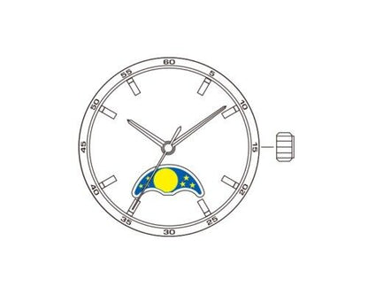 Miyota 6P24 Quarzwerk Uhren Ersatzteile