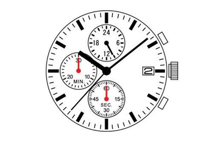 S. Epson VR33 quartz watch repair part, precision movement component for reliable timekeeping.