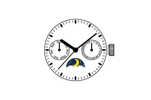 SEAGULL ST6502 watch repair part highlighting automatic mechanical movement components.