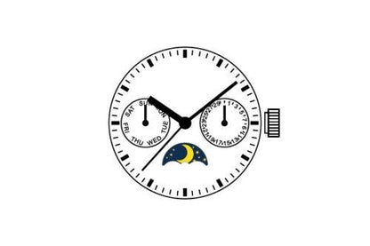 SEAGULL ST6502 watch repair part highlighting automatic mechanical movement components.