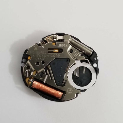 S. Epson VX83 quartz watch movement repair part for precise timekeeping in 7N83 and 7N85 models.