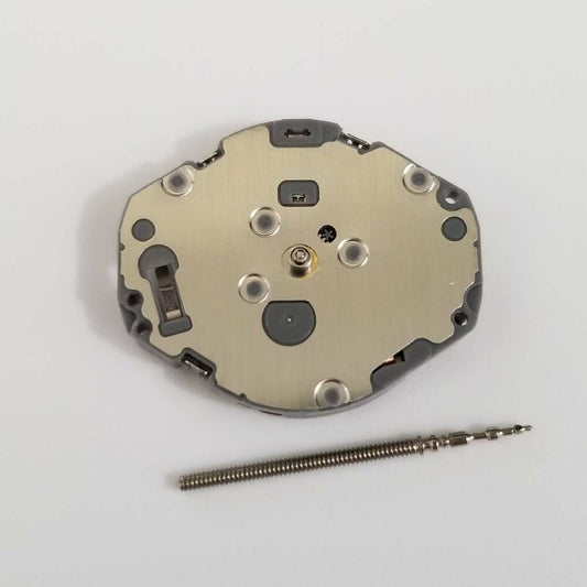 Hattori Epson TMI VJ20 quartz watch movement, precision timekeeping, Japan made, ideal for watch repair.