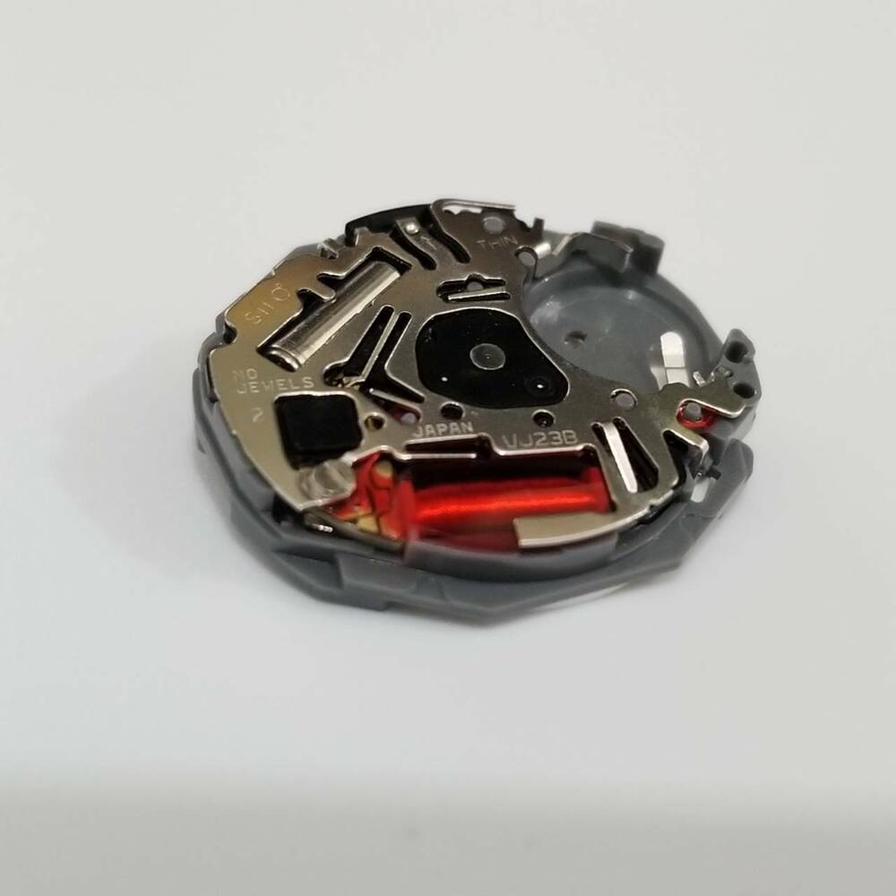 SII VJ23 quartz watch movement component for accurate repair and timekeeping enhancement.