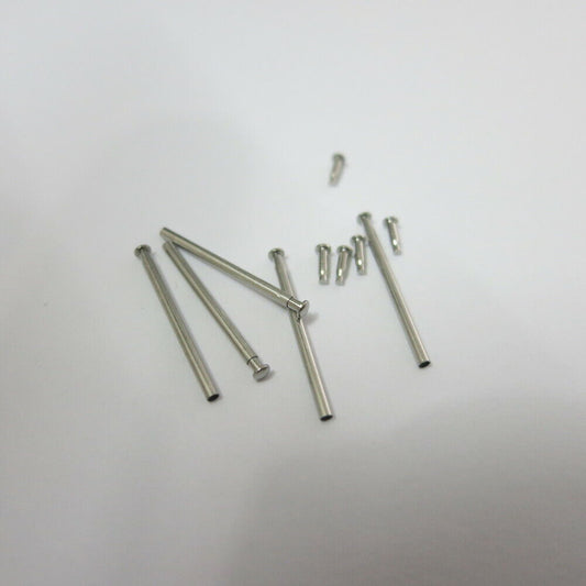 Watch Part 1.2mm Diameter Big Head S/S Pressure Pins with Tubes 10mm-24mm T-636BH