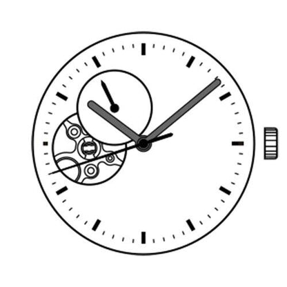 SII NH39 automatic watch movement repair part by Seiko, compatible replacement for 4R39 mechanical watches.