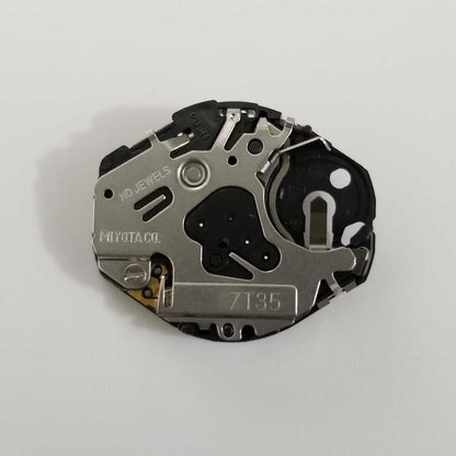 Pièces de rechange pour montres à mouvement à quartz Miyota 7T35