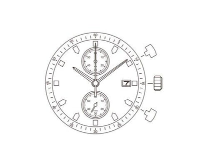 Pièces de rechange pour montres à mouvement à quartz Miyota 0S11 OS11, fabriquées au Japon