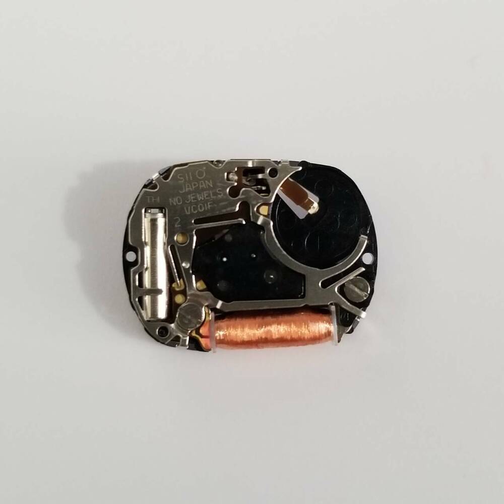Hattori Epson VC01 Quartz watch movement, Japan-made precision replacement for 4N01 models, reliable timekeeping.