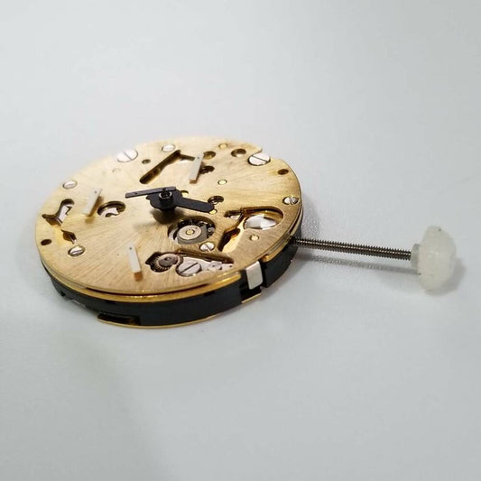 1. ISA 9232 quartz movement gold watch repair part for precise timekeeping.  