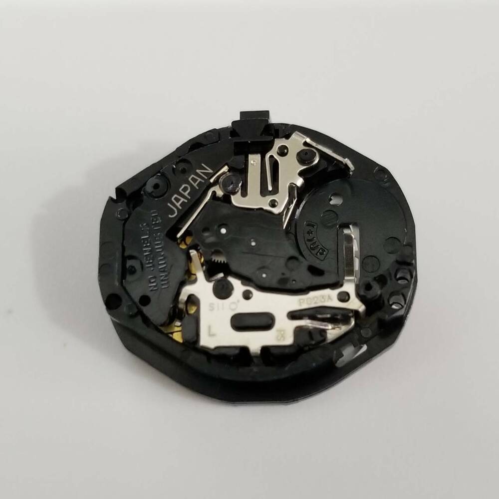 SII PC23 quartz watch movement replacement for accurate timekeeping in watch repairs.
