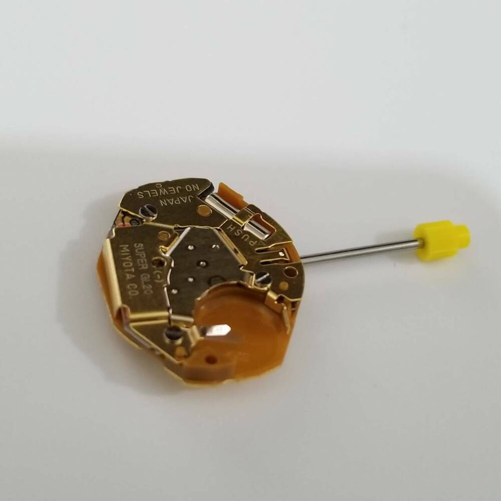 Miyota GL20 quartz watch movement repair part, precise and compatible with GL22 models.
