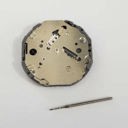 Hattori Epson VD76A quartz watch movement, precision timekeeping, Japan made craftsmanship.