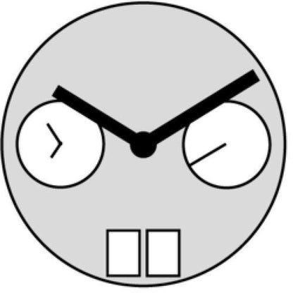 Ronda 4120.B Quartz Movement Watches Repair Parts