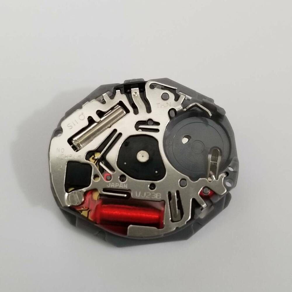 SII VJ23 quartz watch movement component by Seiko for accurate timekeeping and repair.
