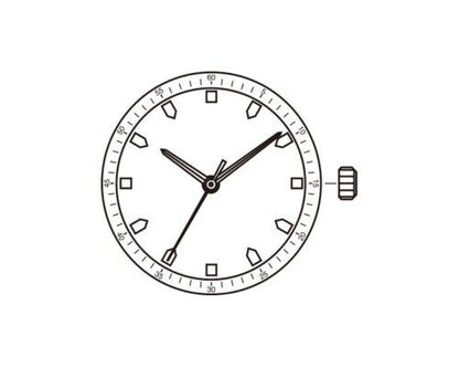 Pièces de rechange pour montres à mouvement à quartz Miyota 7T35