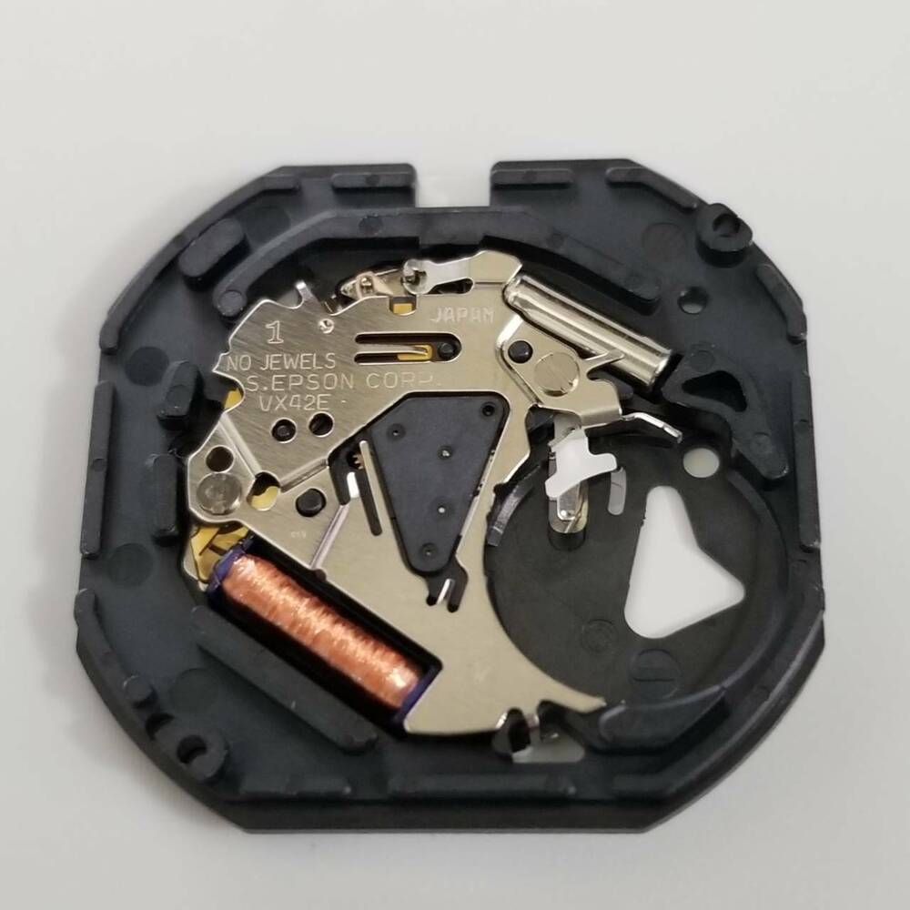 Epson VX42 quartz watch movement repair part, ensures precise timekeeping and fits V742 Y142 models.