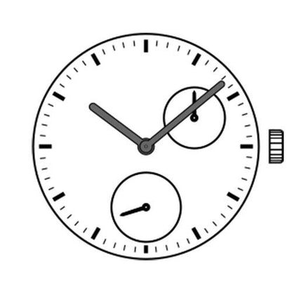 Hattori Epson TMI VD73A quartz watch movement, precise Japanese craftsmanship for accurate watch repairs.