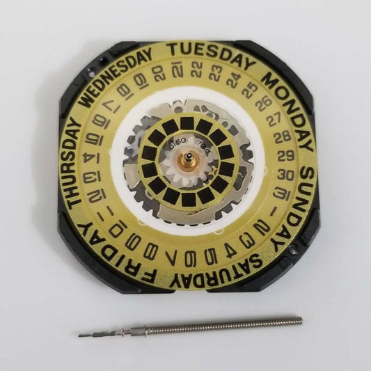 Epson VX44 quartz watch movement repair part compatible with V544, V744, Y144 models