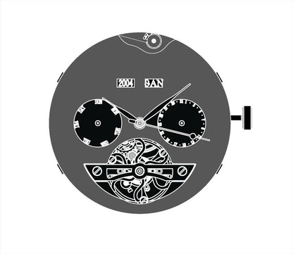 SEAGULL ST2503 automatic watch movement for precise mechanical repairs in watch accessories.