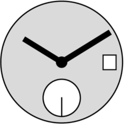 Pièces de rechange pour montres à mouvement à quartz Ronda 1009 