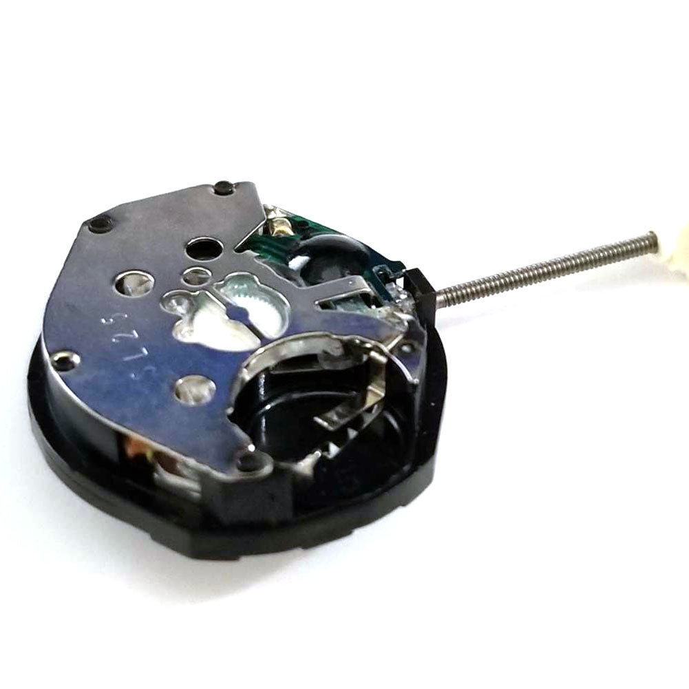 Sunon SL25 quartz watch movement with three hands and date window at 3 o'clock for precise timekeeping.