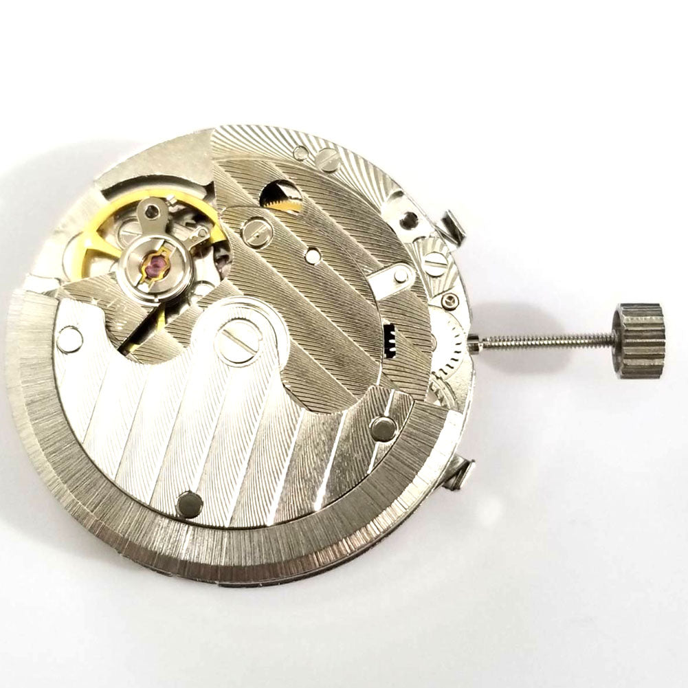 Seagull ST16 automatic watch movement showing intricate mechanical gears and precise craftsmanship.