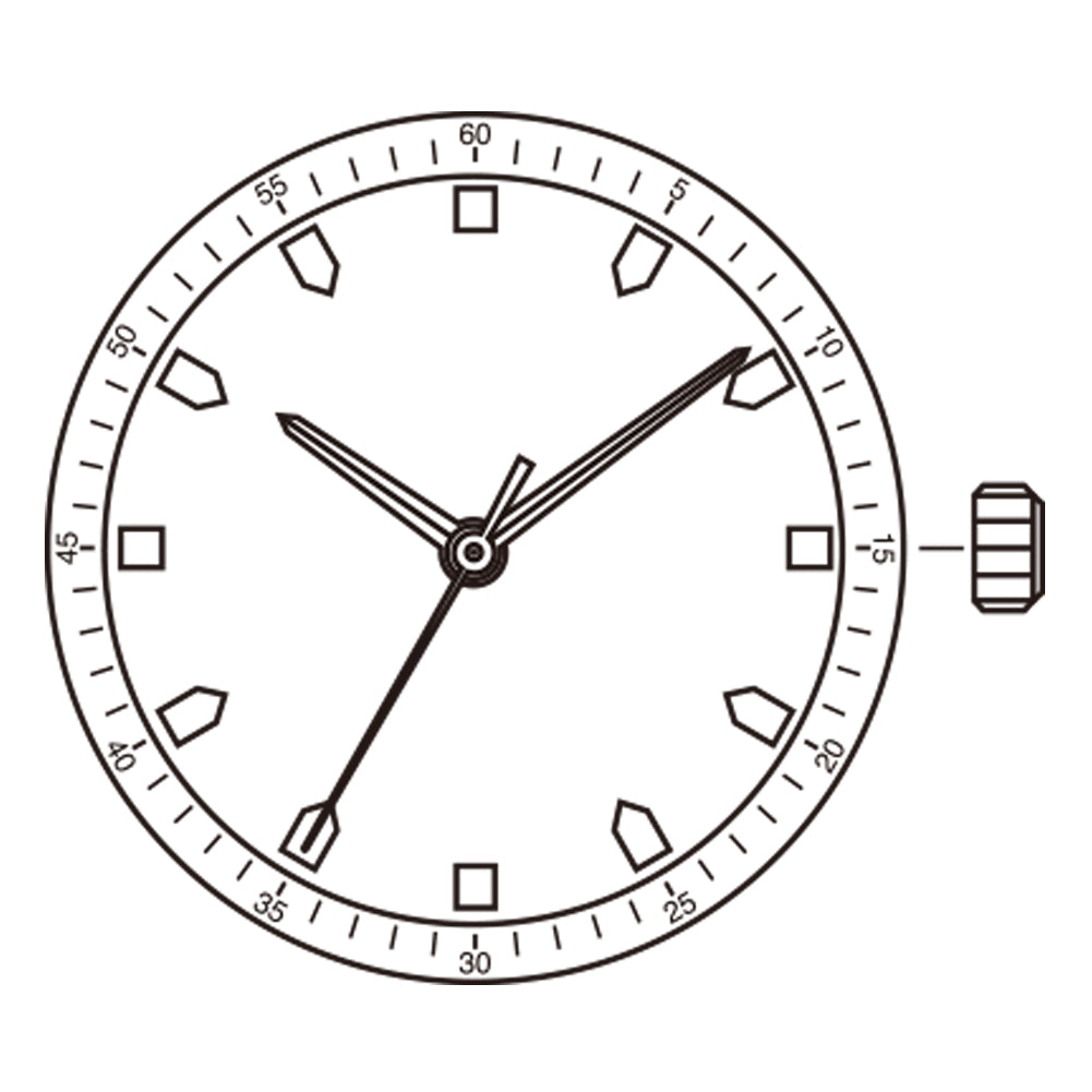Mouvement à quartz japonais Miyota / Citizen SUPER 2035, fabriqué au Japon