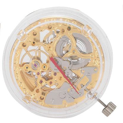 TY2807 gold hollow automatic mechanical watch movement, premium replacement for professional timepieces.