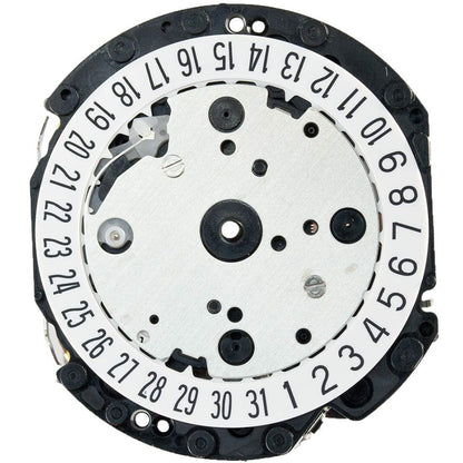Hattori Epson VD31A quartz watch movement, precise Japan-made mechanism for reliable timekeeping.