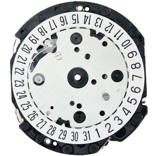 Hattori Epson VD31A quartz watch movement, precision Japan-made mechanism for reliable timekeeping.
