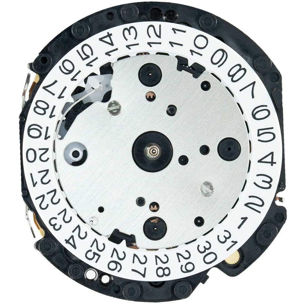 Hattori Epson VD35A quartz watch movement, precise Japan-made mechanism for repair and replacement.