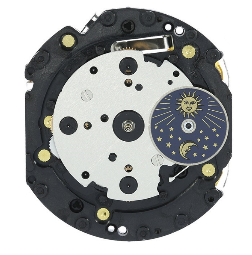 Hattori Epson VD59B quartz watch movement, precision Japan-made mechanism for watch accessories.