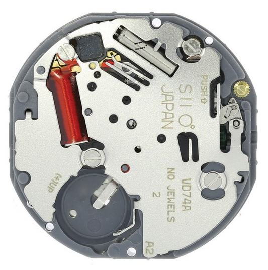 Hattori Epson TMI VD74A quartz watch movement, precision Japanese craftsmanship for accessories.