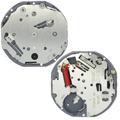 Hattori Epson TMI VD74A quartz watch movement showcasing precise Japanese craftsmanship for watch accessories.