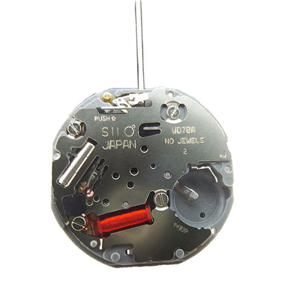 Shiojiri Hattori VD78 quartz watch movement, precision Japan mechanism for accessories.