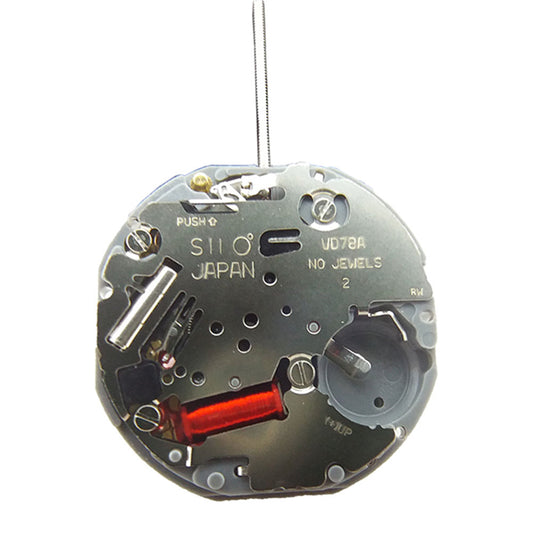 Shiojiri Hattori VD78 quartz watch movement, precision Japan mechanism for accessories.