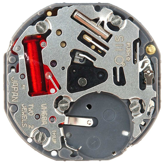 Hattori Epson TMI VH68A quartz watch movement, precision Japanese craftsmanship for watch accessories.