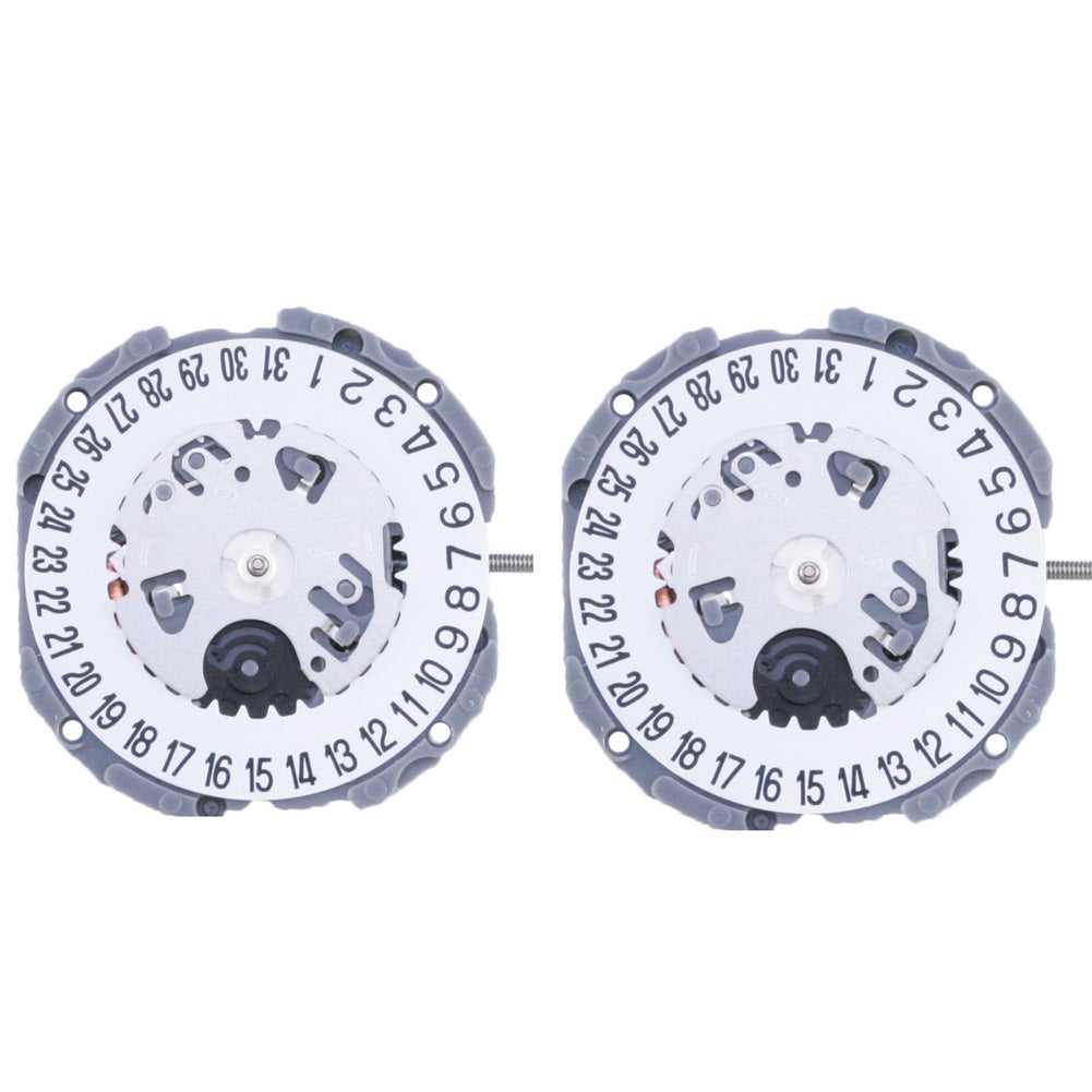 Hattori Epson TMI VJ14 quartz watch movement with date window at 3, precision Japan-made part