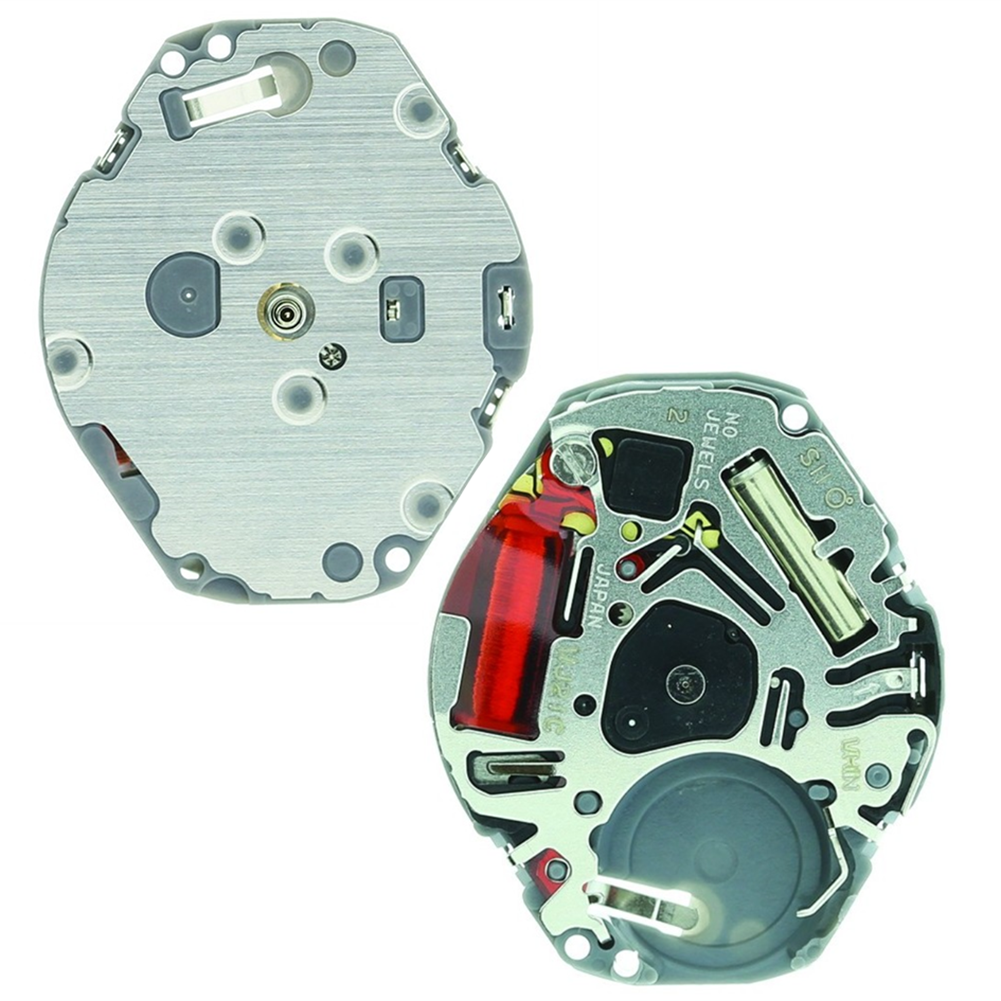 Hattori Epson VJ21 quartz watch movement, Japan-made precision mechanism for accurate timekeeping in watch accessories