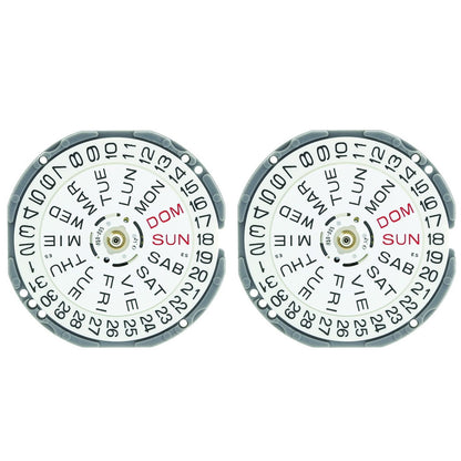 Hattori Epson TMI VJ33 quartz watch movement, Japan precision mechanism for accurate timekeeping.