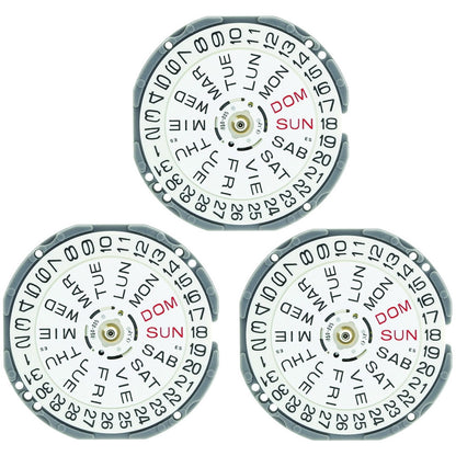 Hattori Epson TMI VJ33 quartz watch movement, Japan-made, precise and reliable for watch repair and assembly.