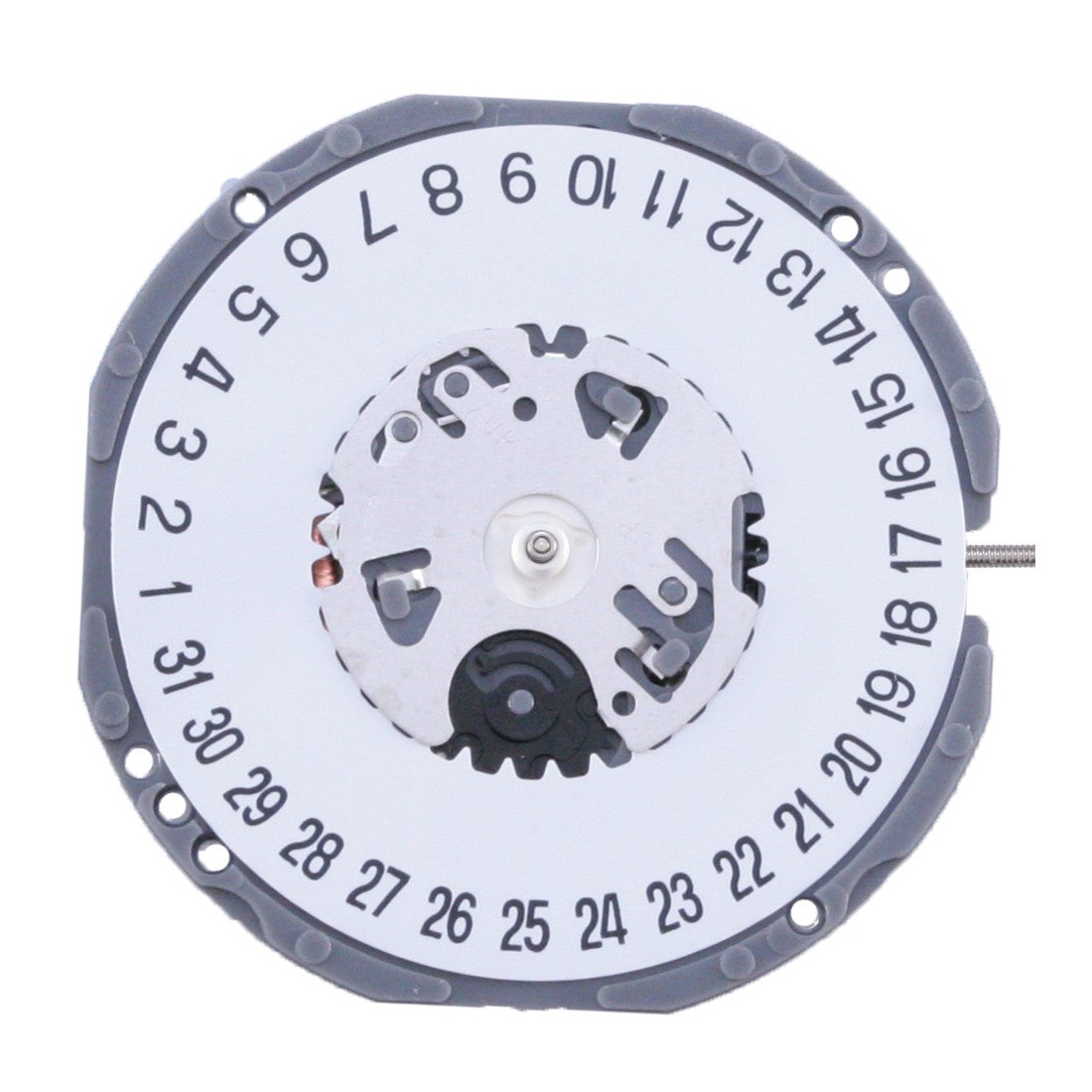 Hattori Epson TMI VJ34B quartz watch movement with date window at 3 and 6, Japan made.