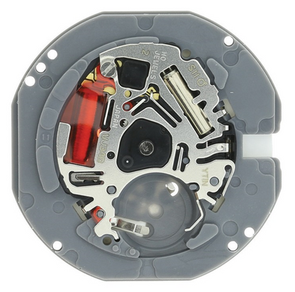 Hattori Epson TMI VJ34B quartz watch movement with date window at 3 and 6, Japan made.