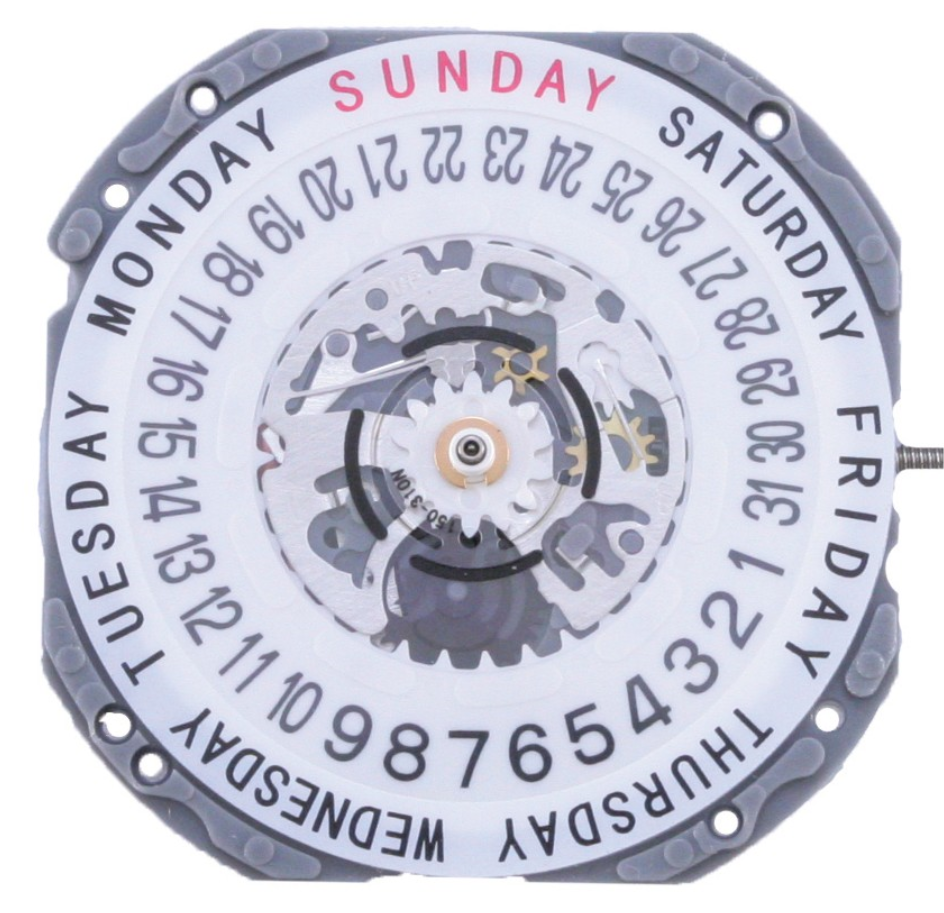 Hattori Epson TMI VJ45 quartz watch movement, precision Japanese craftsmanship for accurate timekeeping