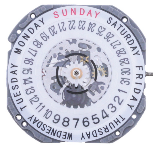 Hattori Epson TMI VJ45 quartz watch movement, precision Japanese craftsmanship for accurate timekeeping