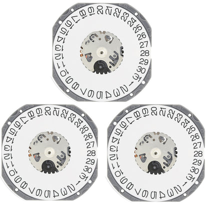 Hattori Epson TMI VJ52 quartz watch movement with dual date display, precision Japan-made component.