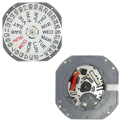 Hattori Epson TMI VJ53 quartz watch movement, precision Japan-made mechanism for watch accessory repairs