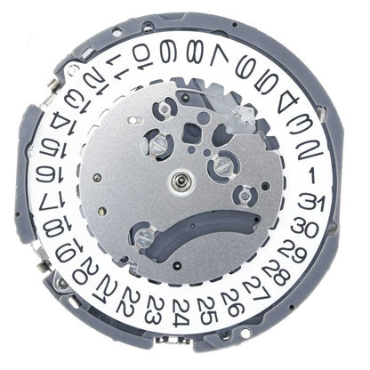 Hattori Epson VK61A quartz watch movement, precision timekeeping, Japan made for watch accessories.